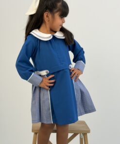 Alternative view of Blue bow dress 💙👧🏻