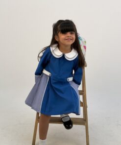 Blue bow dress 💙👧🏻